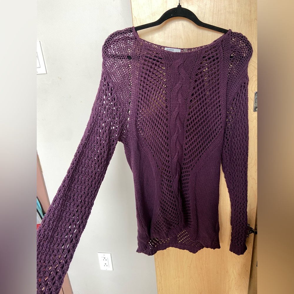 Y2K cardigan with holes